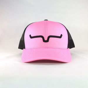 Kimes Ranch Weekly Trucker Pink/Black Snapback Hat